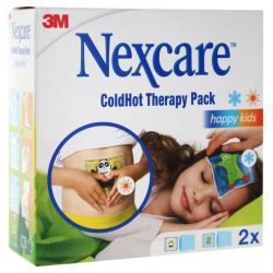 Nexcare ColdHot Therapy Pack Happy Kids 2 Coussins Thermiques