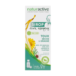 Naturactive Sirop Aux Essences Toux Sèche & Grasse 120 ml