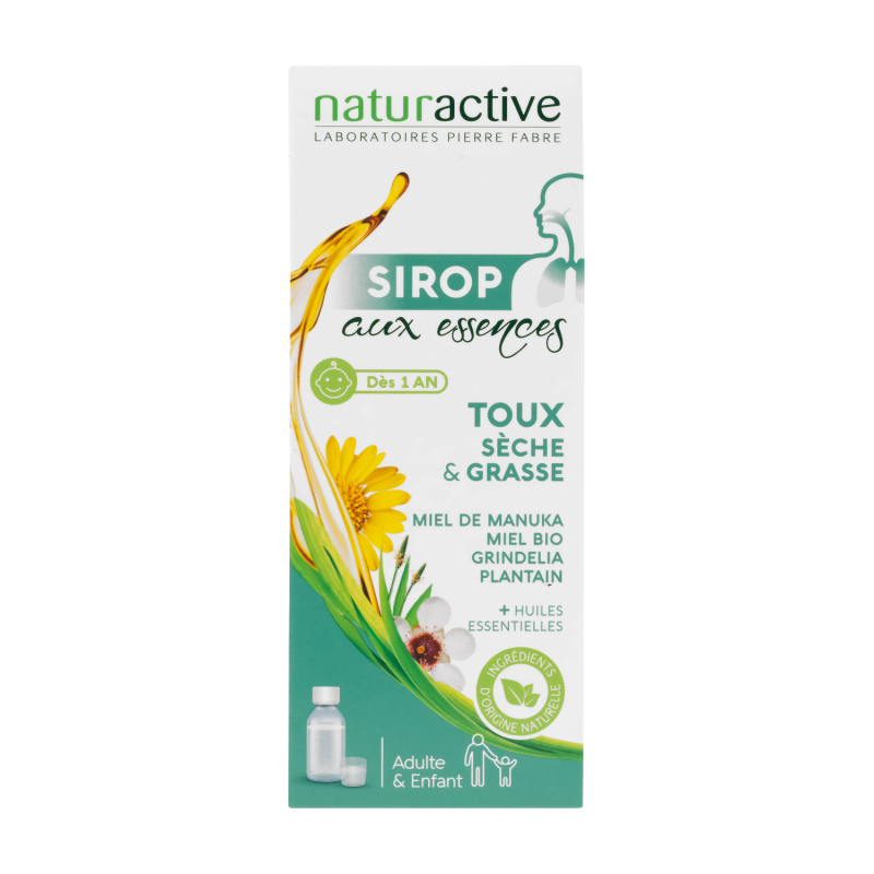 Naturactive Sirop Aux Essences Toux Sèche & Grasse 120 ml