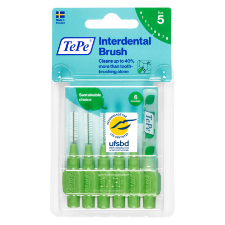 TePe Brossette Interdentaire Eco-Responsable 0,80mm 6 unités