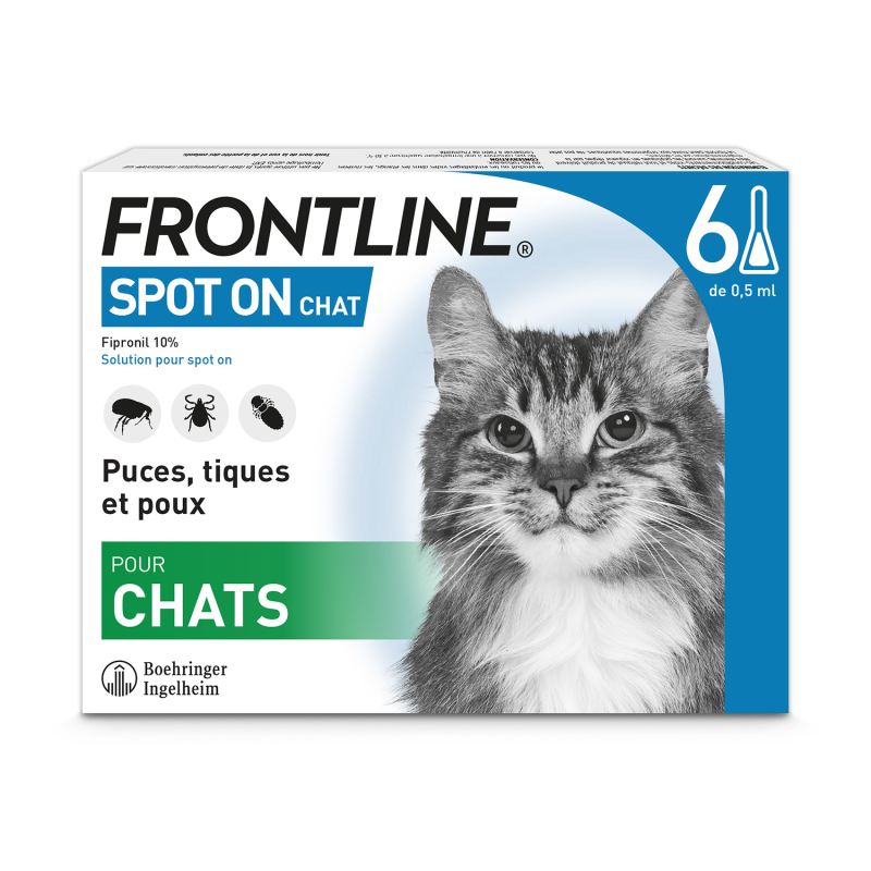Frontline Spot-On Pour Chat 6 Pipettes