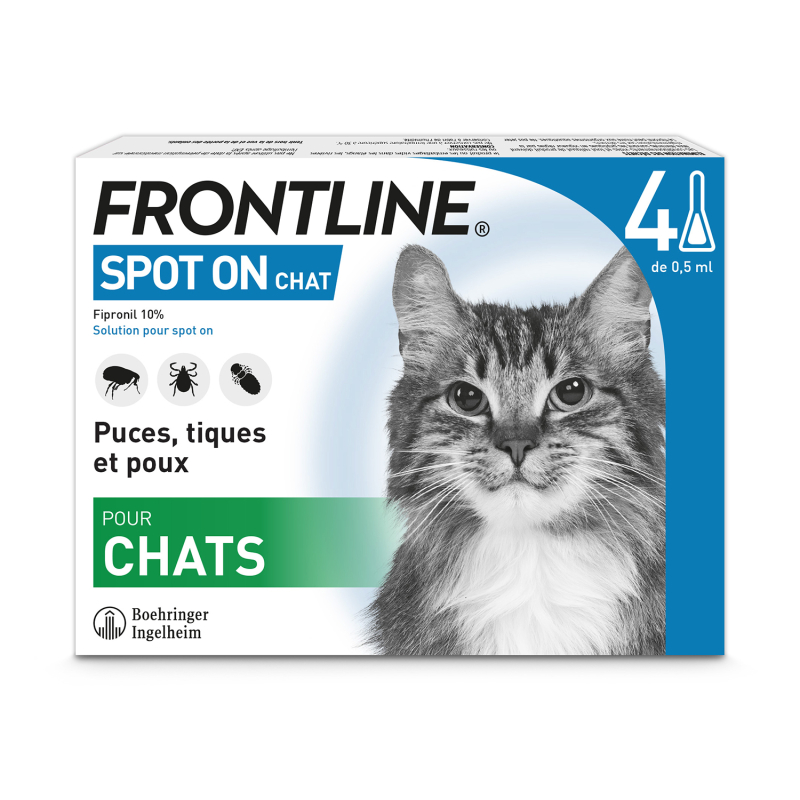 Frontline Spot-On Pour Chat 4 Pipettes