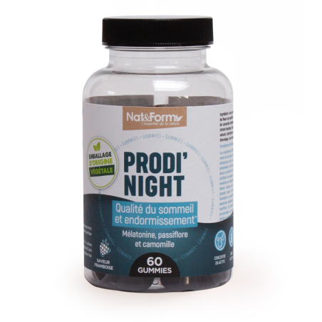 Nat & Form Les splendid Prodi'Night 60 gummies