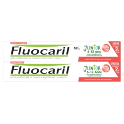 Fluocaril Junior Dentifrice 6-12 Ans Lot de 2 x 75 ml
