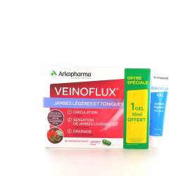 Veinoflux 30Gel + 1Gel 15ml Offert