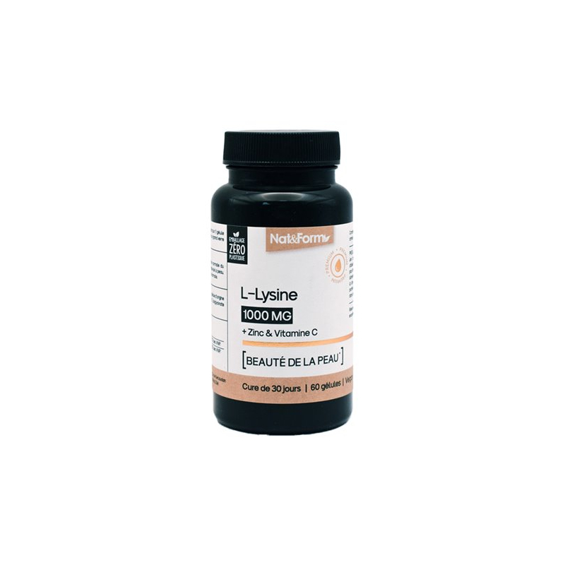 Nat & Form Nutraceutique L-Lysine 60 Gélules
