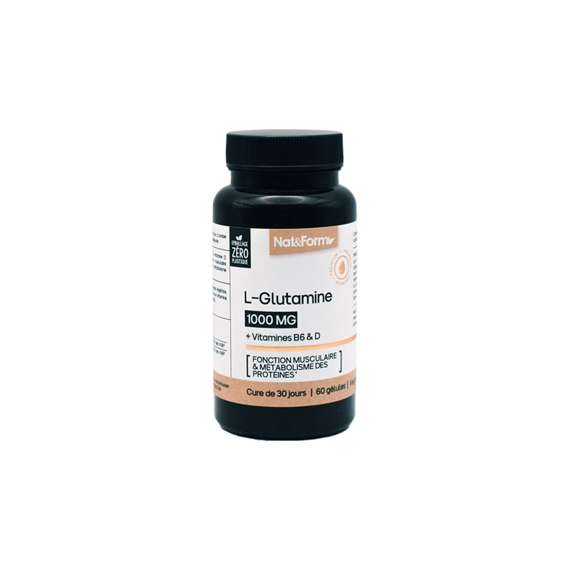 Nat & Form Nutraceutique L-Glutamine 60 Gélules