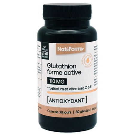 Nat & Form Nutraceutique Glutathion 30 Gélules