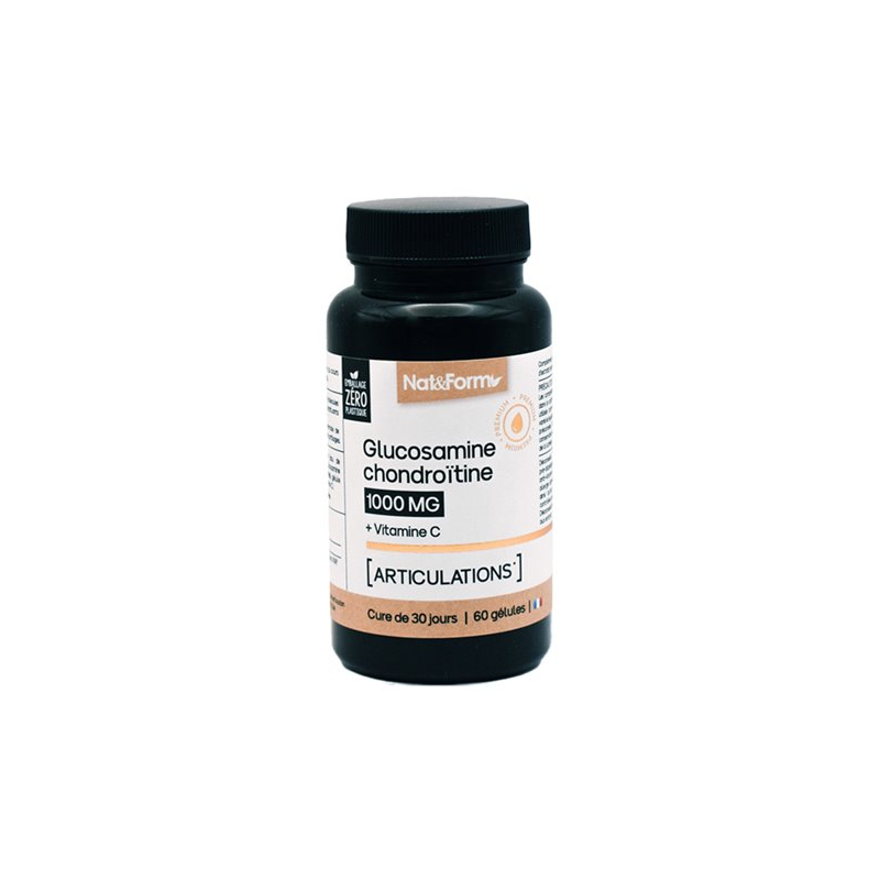Nat & Form Nutraceutique Glucosamine Chondro 60 Gélules