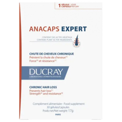 Ducray Anacaps Expert Chute de Cheveux Chronique 30 Gélules