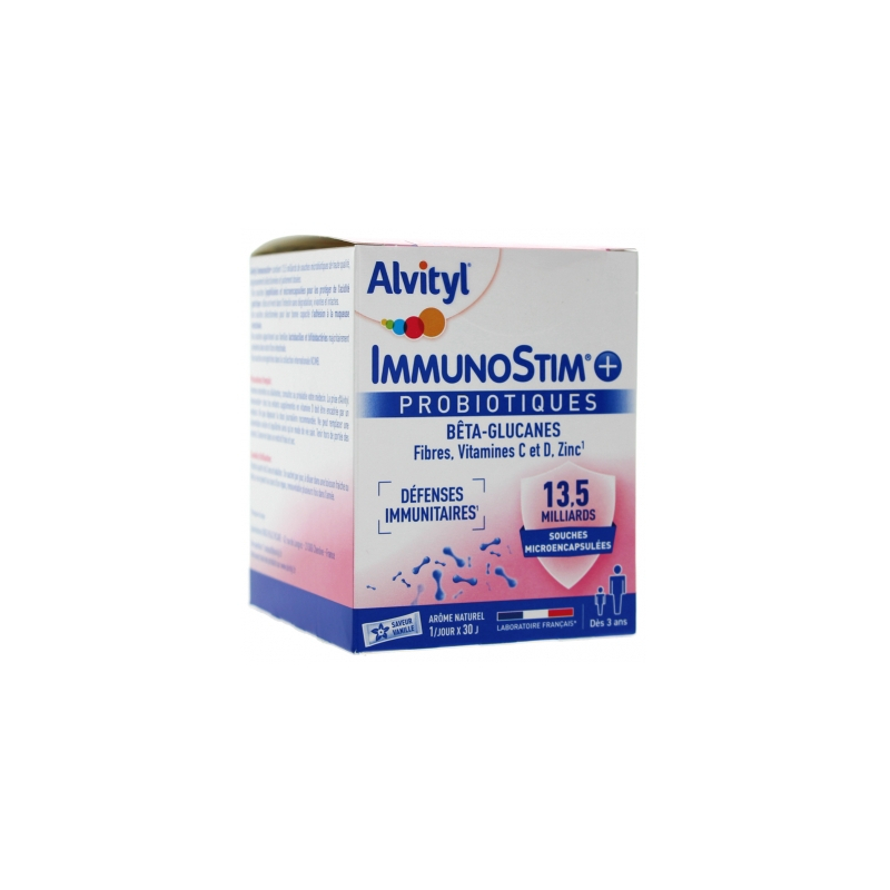 Alvityl ImmunoStim+ Probiotiques 30 Sachets