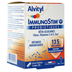 Alvityl ImmunoStim+ Probiotiques 30 Gélules