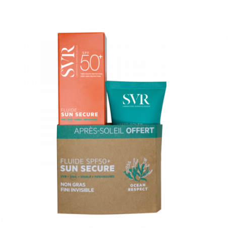 SVR Sun Secure Fluide SPF50+ 50ml + Lait Après-Soleil 50ml