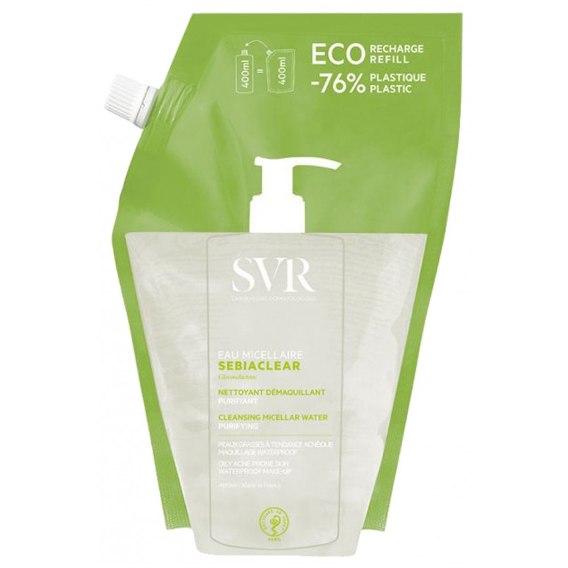 Svr Sebiaclear Eau Micellaire Éco-Recharge 400 ml