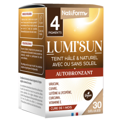 Nat & Form Lumi'Sun Autobronzant 30 Gélules