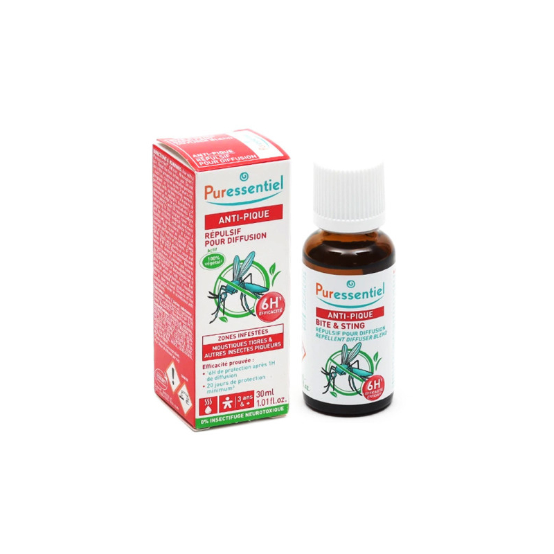 Anti Pique Répulsif pour diffusion Puressentiel - flacon de 30 ml Anti Pique Répulsif pour diffusion Puressentiel - flacon de 30 ml