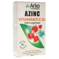 Arkopharma
Azinc Vitamines C + D3 20 Comprimés Effervescents