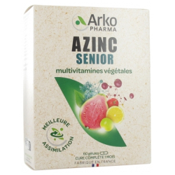 Arkopharma
Azinc Senior Multivitamines Végétales 60 Gélules