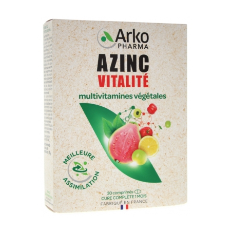 Arkopharma
Azinc Vitalité Multivitamines Végétales 30 Comprimés
