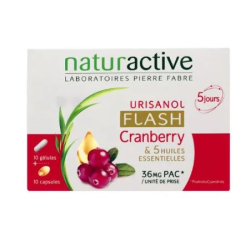 Urisanol Flash Cranberry, 10 gélules + 10 capsules