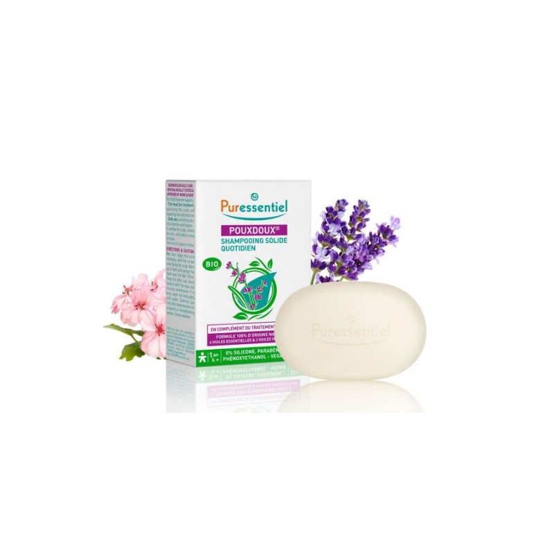 Puressentiel Pouxdoux Shampooing Solide Bio Vegan 60g
