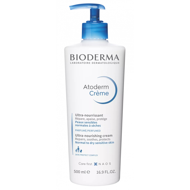 Bioderma Atoderm Crème Hydratante Ultra-Nourrissante Parfumée 500 ml