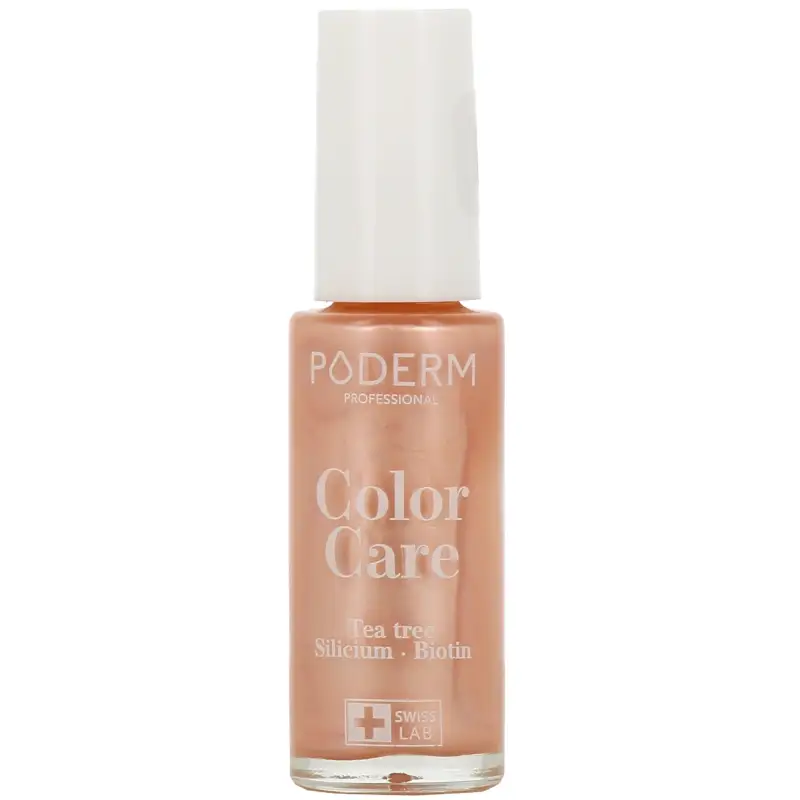 Poderm Color Care Or Brillant 8ml - Vernis à Ongles Tea Tree