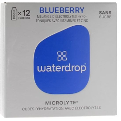 Microlyte Blueberry Waterdrop - boite de 12 cubes