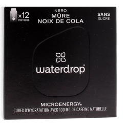 Microenergy Nero Waterdrop - boite de 12 cubes