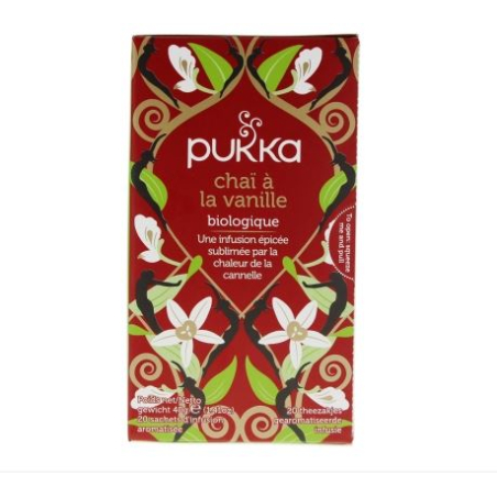 Pukka
Chaï à la Vanille Bio 20 sachets