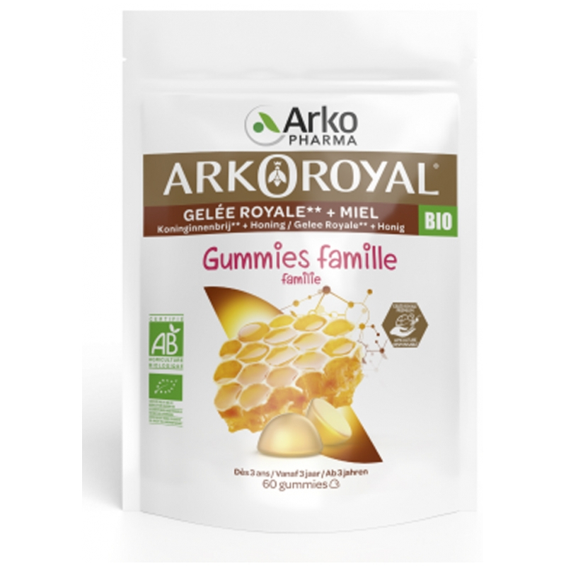 Arkopharma Arko Royal Gummes Famille Bio 60 Gummies