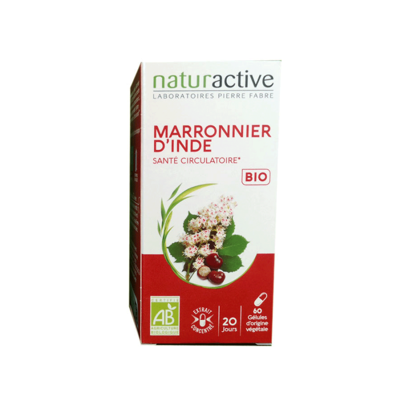 Naturactive Phyto Marronnier d'Inde 200mg boite de 60 gélules Naturactive Phyto Marronnier d'Inde 200mg boite de 60 gélules