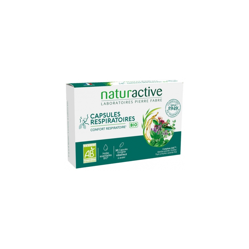Naturactive Capsules Respiratoires Bio 30 Capsules
