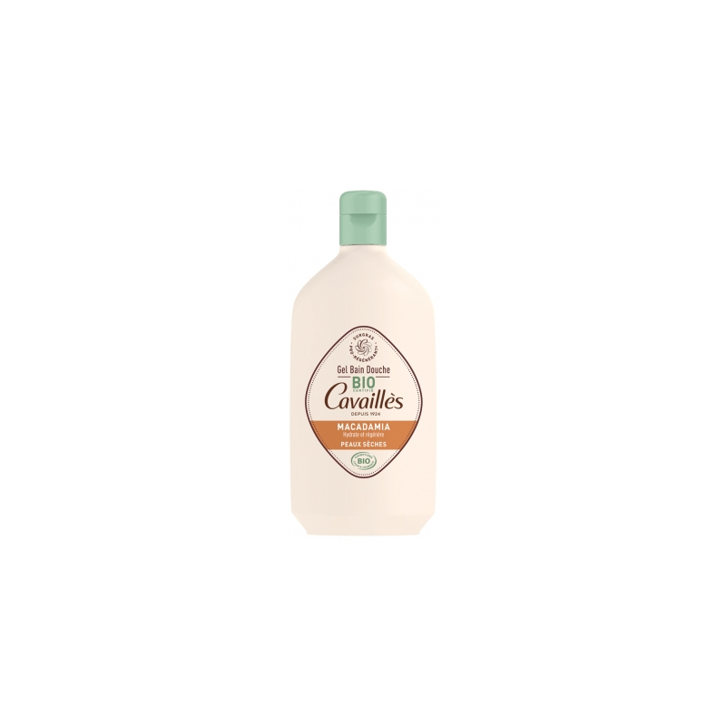 Rogé Cavaillès Gel Bain Douche Peaux Sèches Macadamia Bio 400 ml