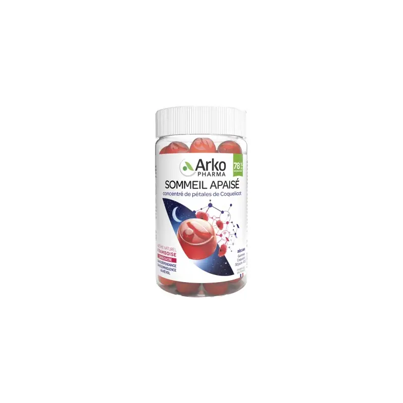 Arkopharma
Sommeil Apaisé 60 Gummies Arkopharma
Sommeil Apaisé 60 Gummies