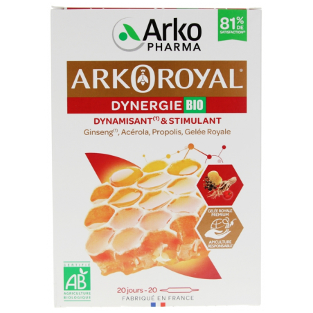 Arkopharma Arko Royal Dynergie Bio 20 Ampoules