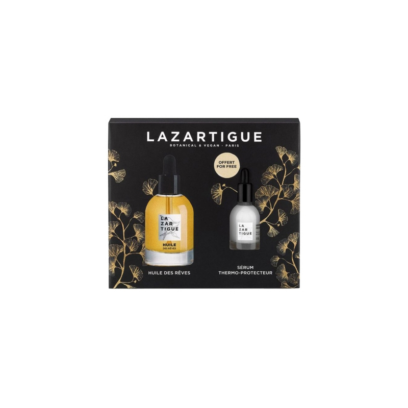 Lazartigue Huile des Rêves Huile Sèche Nourrissante 50 ml + Sérum d'Exception Thermo-Protecteur 10 ml Offert