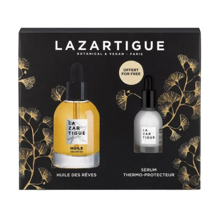 Lazartigue Huile des Rêves Huile Sèche Nourrissante 50 ml + Sérum d'Exception Thermo-Protecteur 10 ml Offert