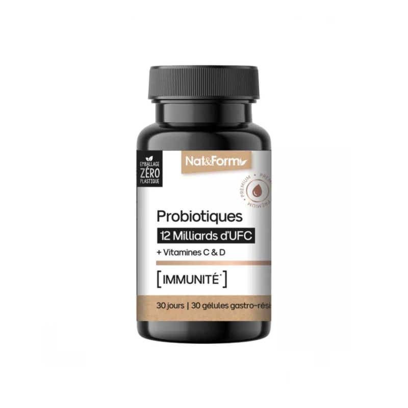 Nat & Form Nutraceutique Probiotiques Immunité 30 gélules Nat & Form Nutraceutique Probiotiques Immunité 30 gélules