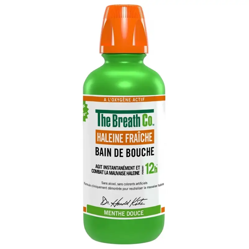 The Breath Co Bain de Bouche Menthe Douce 500 ml The Breath Co Bain de Bouche Menthe Douce 500 ml
