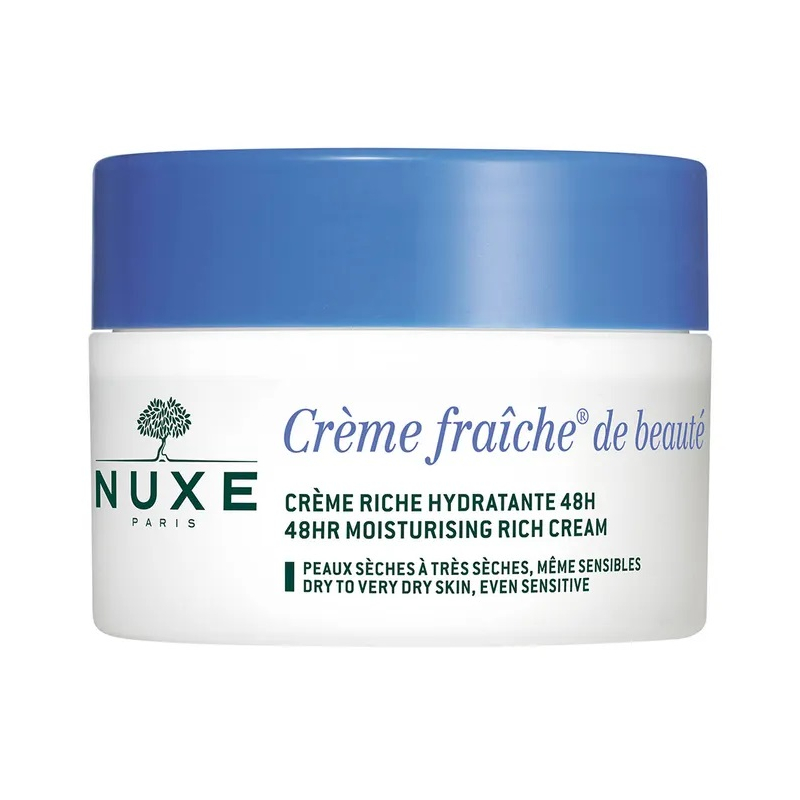 Nuxe Crème Fraîche De Beauté Crème Riche Hydratante 48h Peaux Sèches A Très Sèches 50ml Nuxe Crème Fraîche De Beauté Crème Riche Hydratante 48h Peaux Sèches A Très Sèches 50ml
