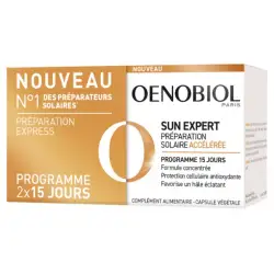 Oenobiol Sun Expert Préparateur Solaire Accélérée Lot de 2 x 15 Capsules