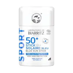 Laboratoires de Biarritz Sport Stick Solaire SPF 50+ Bleu 12g