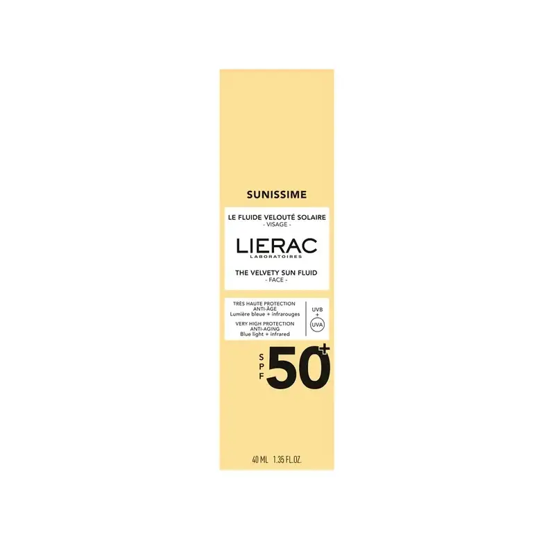 Lierac Sunissime fluide velouté solaire SPF50+ Visage 40ml Lierac Sunissime fluide velouté solaire SPF50+ Visage 40ml