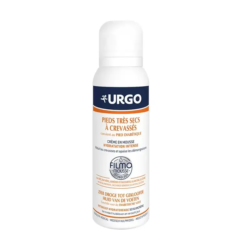Urgo Crème en Mousse Pieds Très Secs à Crevassés 125ml Urgo Crème en Mousse Pieds Très Secs à Crevassés 125ml