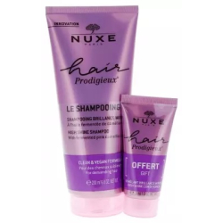Nuxe Hair Prodigieux Le Shampoing Brillance Miroir 200 ml + Le Démêlant 30 ml Offert
