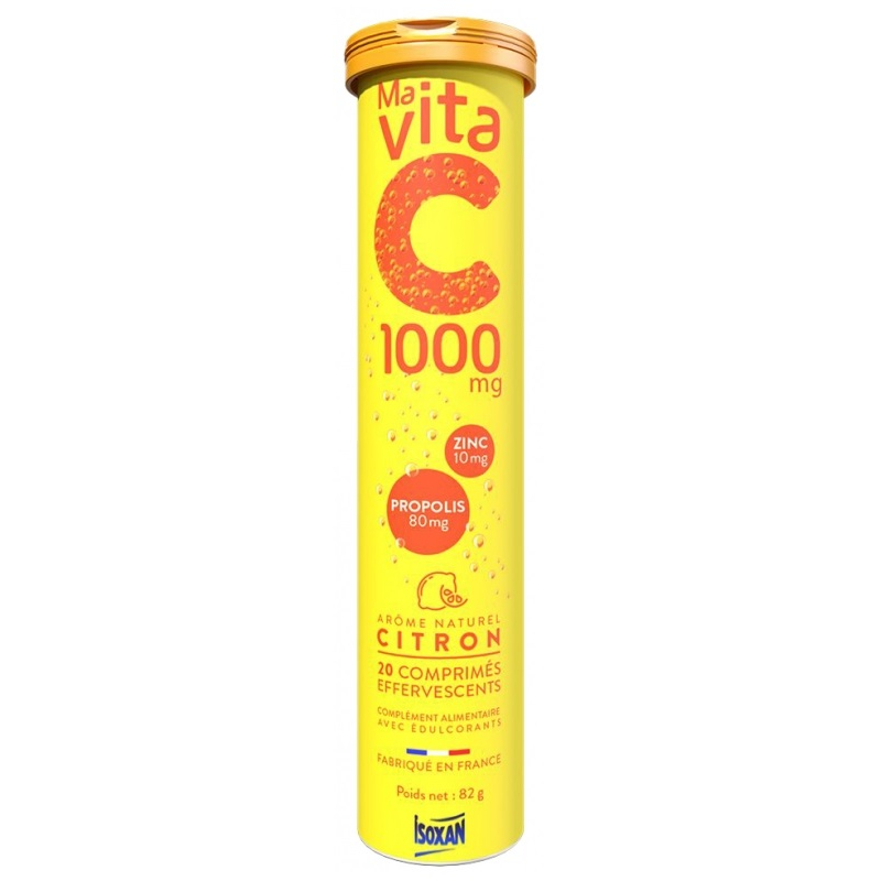 Isoxan Ma Vita C 1000 mg 20 Comprimés Effervescents Isoxan Ma Vita C 1000 mg 20 Comprimés Effervescents
