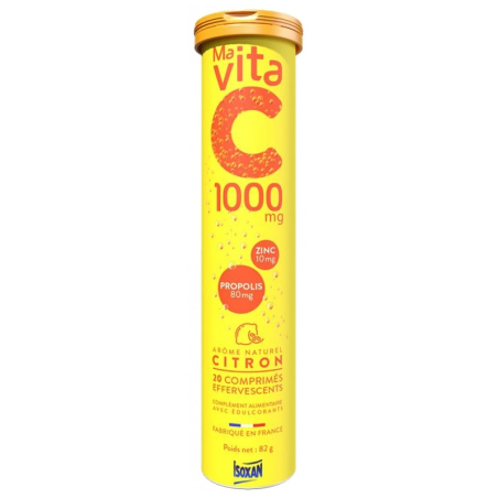 Isoxan Ma Vita C 1000 mg 20 Comprimés Effervescents