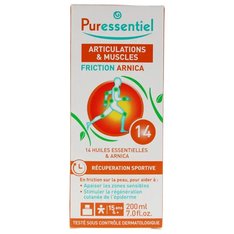 Puressentiel Articulations & Muscles Friction Arnica aux 14 Huiles Essentielles 200 ml Puressentiel Articulations & Muscles Friction Arnica aux 14 Huiles Essentielles 200 ml