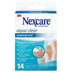 3M Nexcare Aqua Clear Waterproof 14 Pansements